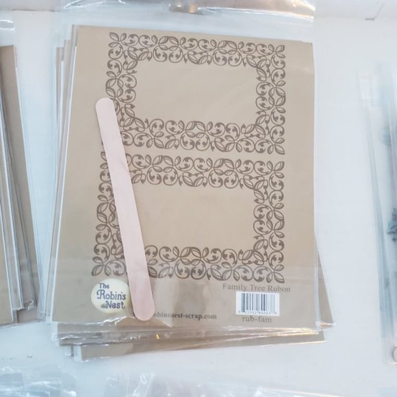 Family Tree Robin's Nest Transfer Stickers - Picture 2 of 2